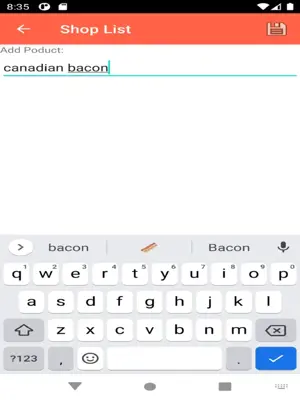 Shop List android App screenshot 0