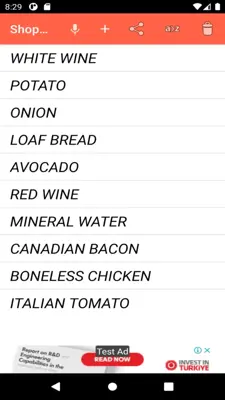 Shop List android App screenshot 5